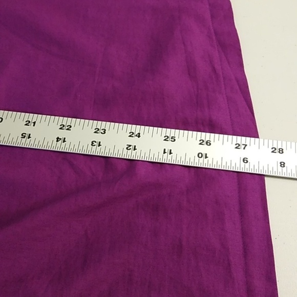 Apt 9 100% soft cotton, sheen berry lattice, short sleeve blouse - Picture 6 of 7